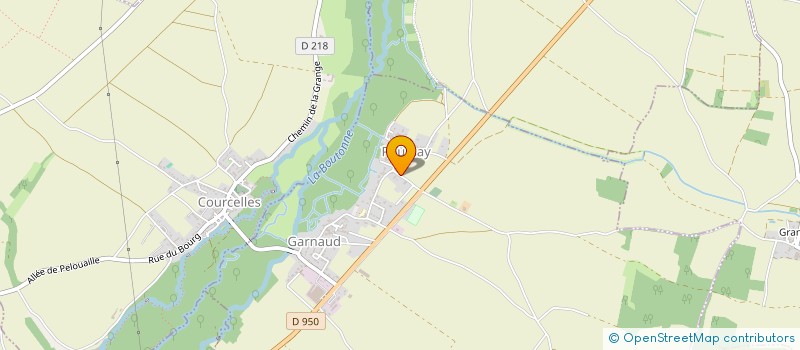 localisation de l'entreprise JJM  POURSAY-GARNAUD