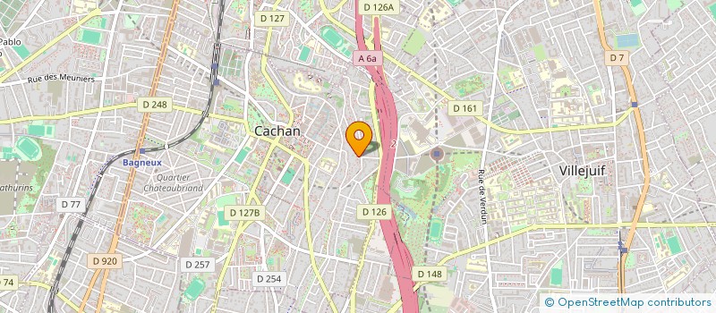 localisation de l'entreprise JJM  CACHAN