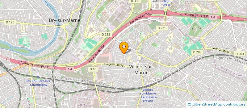 localisation de l'entreprise JJM ADVISORY à VILLIERS-SUR-MARNE