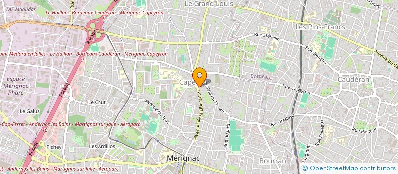 localisation de l'entreprise JJM CONSULTING  MERIGNAC