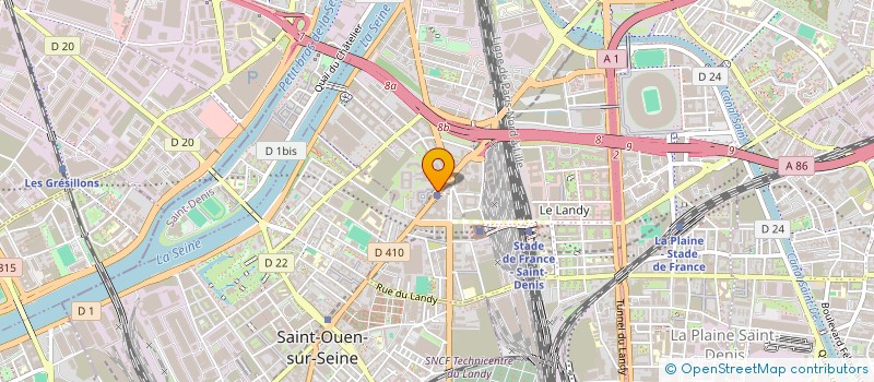 localisation de l'entreprise JJM MASSE ETAMPES  SAINT-DENIS