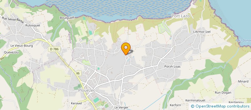 localisation de l'entreprise JJM35  PLOUEZEC