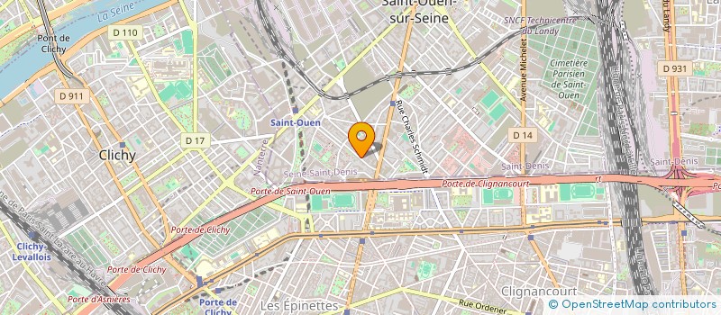 localisation de l'entreprise JJME BUSINESS  SAINT-OUEN-SUR-SEINE