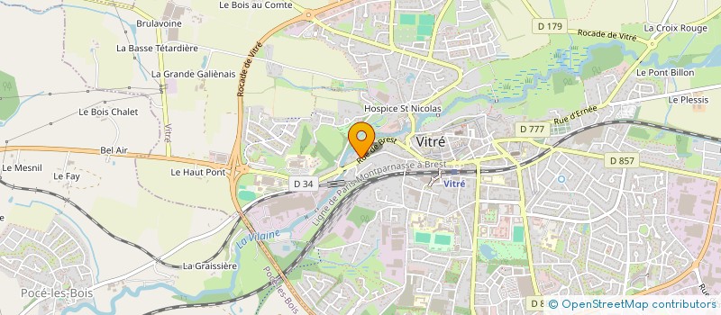 localisation de l'entreprise JJMEL  VITRE