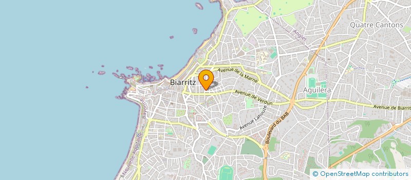 localisation de l'entreprise JJMS3C  BIARRITZ