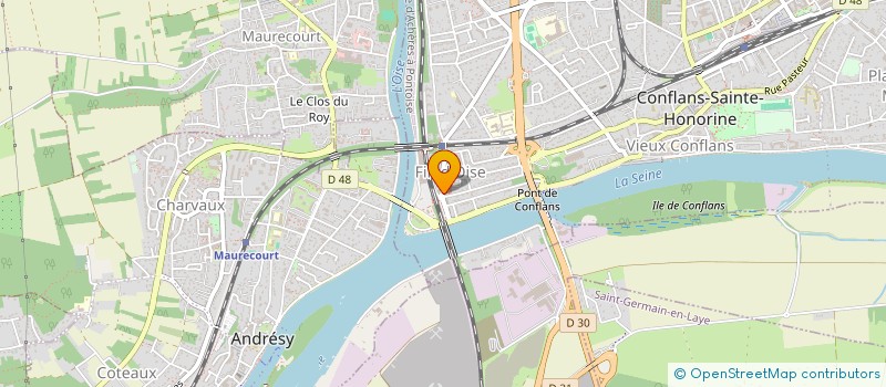 localisation de l'entreprise JJN ALIMENTATION  CONFLANS-SAINTE-HONORINE