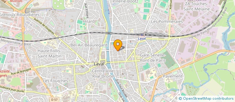 localisation de l'entreprise JJN INVEST à LAVAL