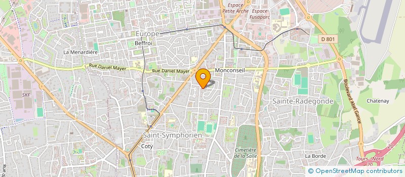localisation de l'entreprise JJNM à TOURS