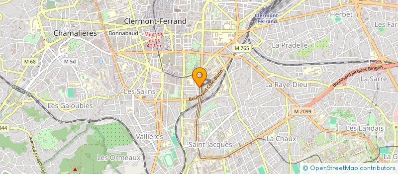 localisation de l'entreprise JJO & CIE à CLERMONT-FERRAND