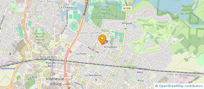 localisation de l'entreprise JJP à VILLENEUVE-D'ASCQ