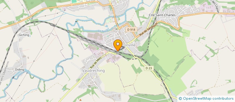 localisation de l'entreprise JJP  FREISTROFF