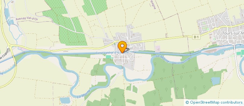 localisation de l'entreprise JJP  AY-CHAMPAGNE