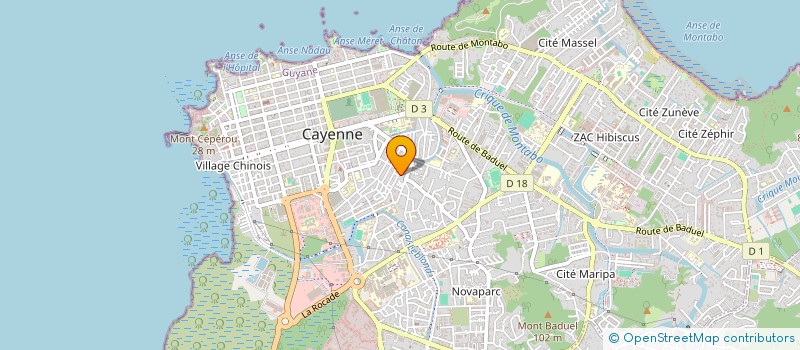 localisation de l'entreprise JJP CARIBEAN BURGER  CAYENNE