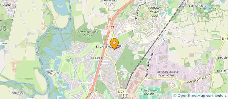 localisation de l'entreprise JJP IMMO VASSELOT  BRUZ