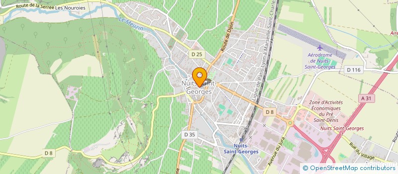 localisation de l'entreprise JJP MORETTE à NUITS-SAINT-GEORGES