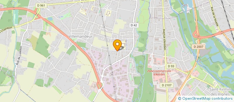 localisation de l'entreprise JJP VILLETTE à VILLEMANDEUR