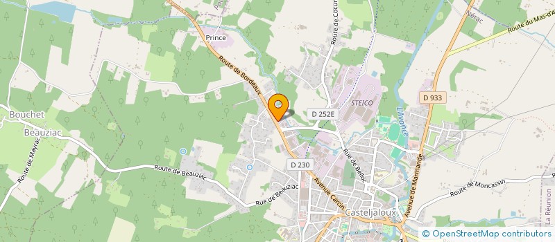 localisation de l'entreprise JJPL  CASTELJALOUX