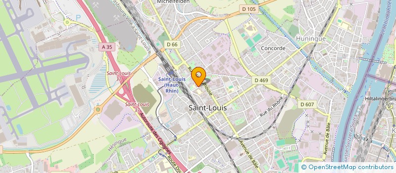 localisation de l'entreprise JJR  SAINT-LOUIS