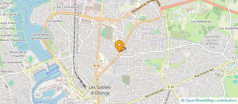 localisation de l'entreprise JJR à LES SABLES D'OLONNE