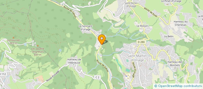 localisation de l'entreprise JJRT  SAINT-MARTIN-D'URIAGE