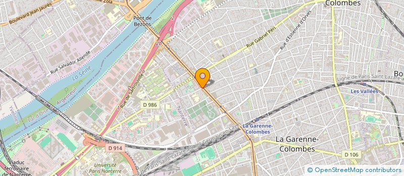 localisation de l'entreprise JJS  COLOMBES