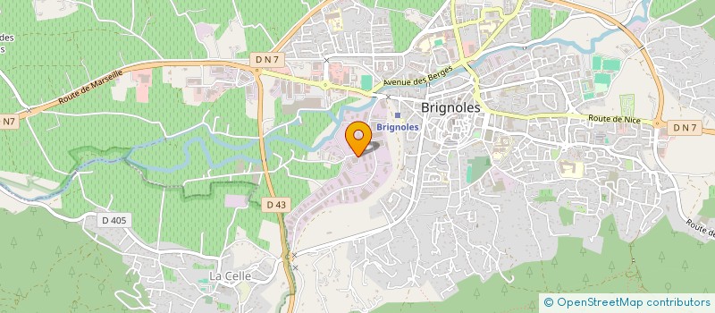 localisation de l'entreprise JJS SAS à BRIGNOLES