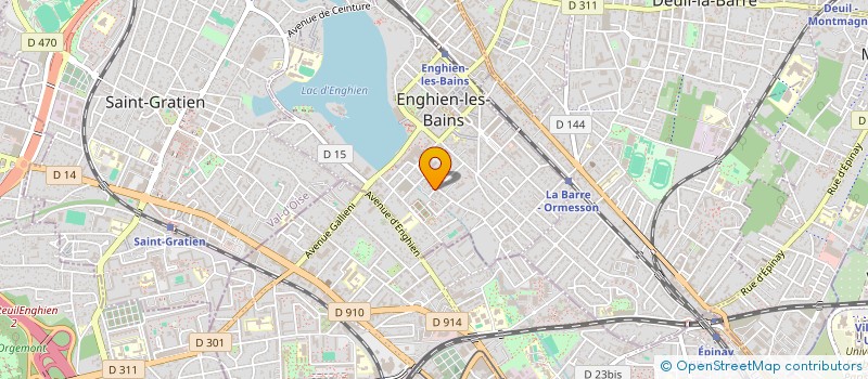 localisation de l'entreprise JJSF à ENGHIEN-LES-BAINS