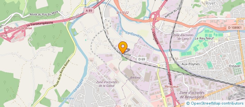 localisation de l'entreprise JJSS - ETABLISSEMENT SOULIER  SAINT-PANTALEON-DE-LARCHE