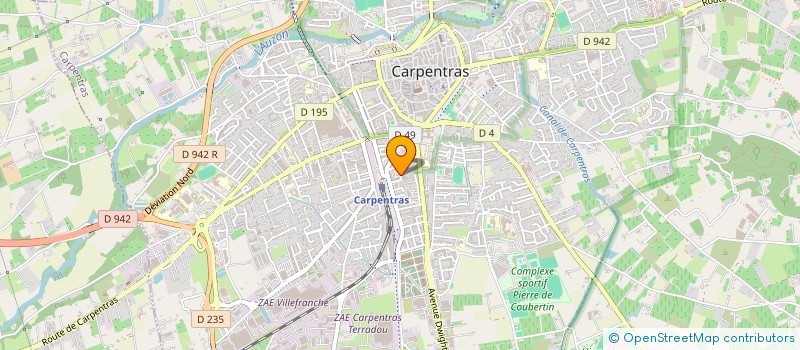 localisation de l'entreprise JJV  CARPENTRAS