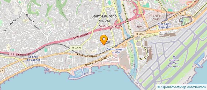 localisation de l'entreprise JJVA  SAINT LAURENT DU VAR