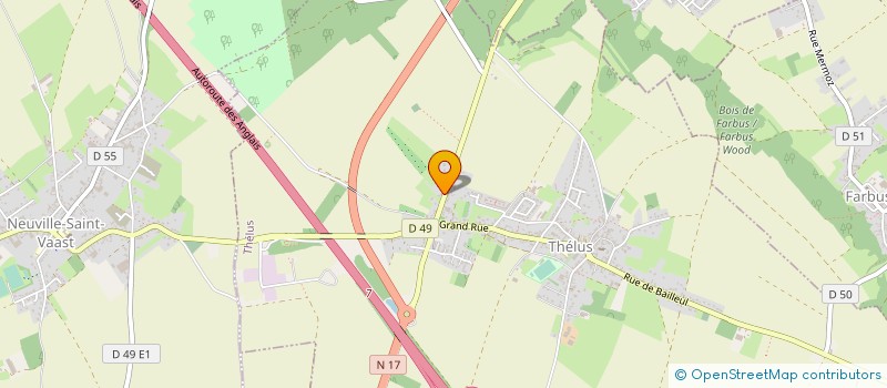 localisation de l'entreprise JK  THELUS