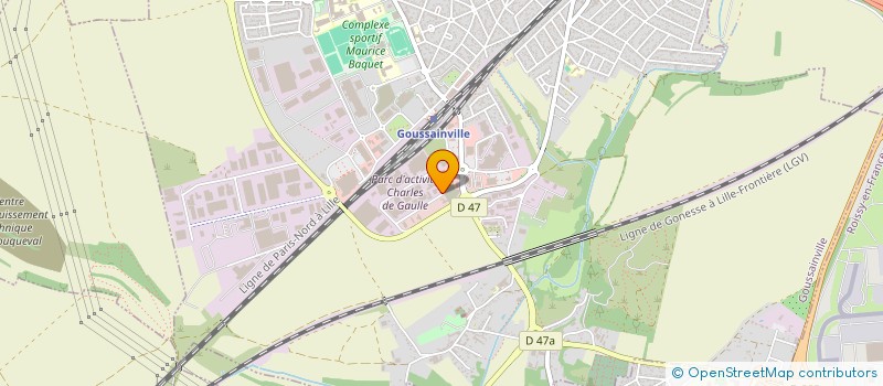 localisation de l'entreprise JK BAT MULTISERVICES à GOUSSAINVILLE