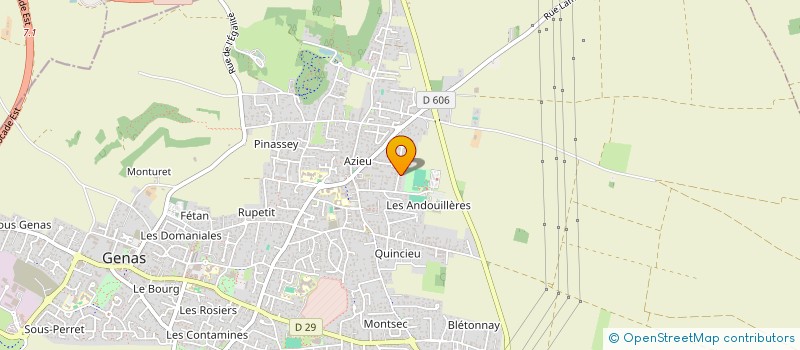 localisation de l'entreprise JK-BLUESKY  GENAS