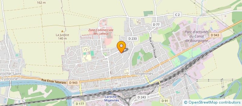 localisation de l'entreprise JK CABINET DE RECRUTEMENT ET CONSEILS à MIGENNES