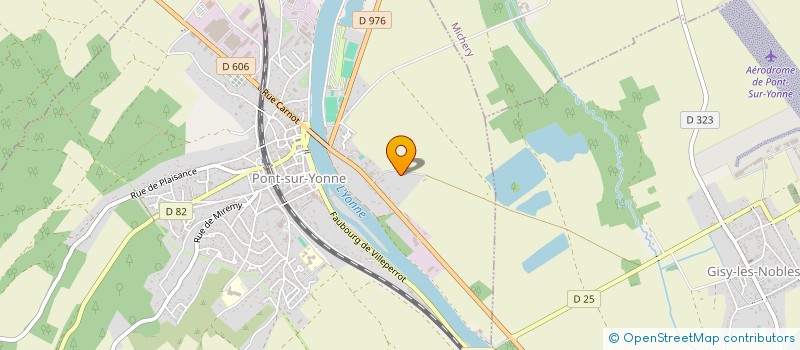 localisation de l'entreprise JK COUVERTURE  PONT-SUR-YONNE