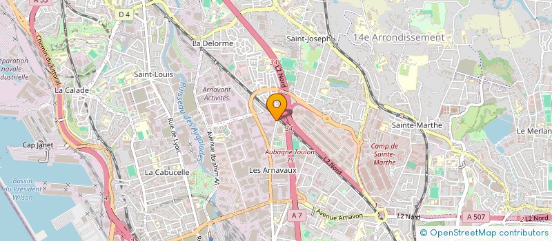 localisation de l'entreprise JK DISTRIBUTION à MARSEILLE