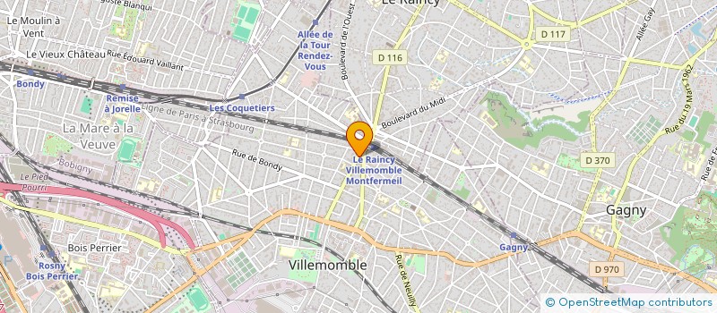 localisation de l'entreprise JK DISTRIBUTION à VILLEMOMBLE
