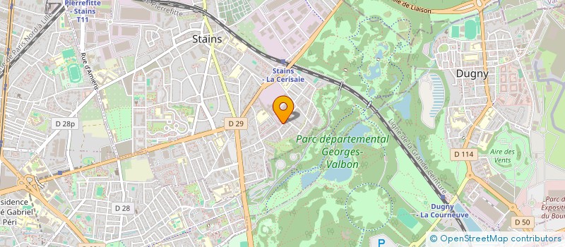 localisation de l'entreprise JK DISTRIBUTION  STAINS