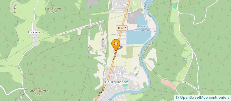 localisation de l'entreprise JK ELEC  BOURGUIGNON