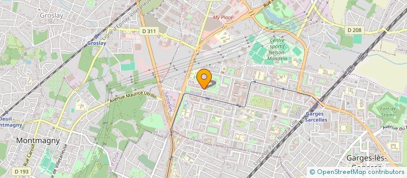 localisation de l'entreprise JK EVENTS  SARCELLES