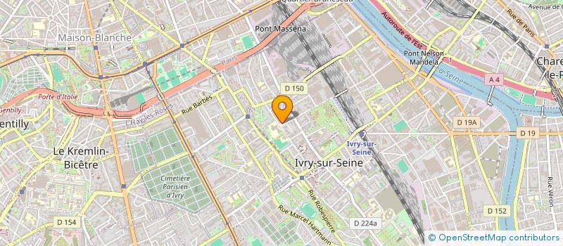 localisation de l'entreprise JK EXOTIQUES à IVRY-SUR-SEINE