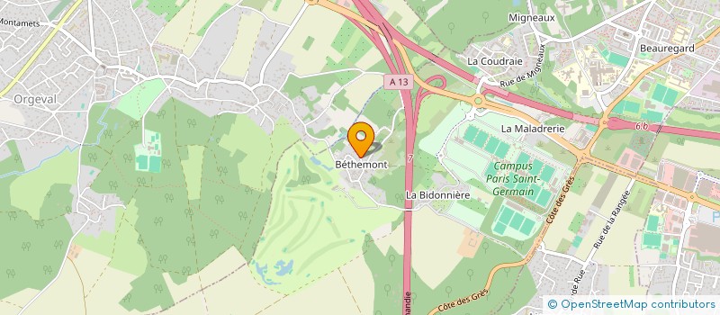 localisation de l'entreprise JK-EXPERTISE INCENDIE  POISSY