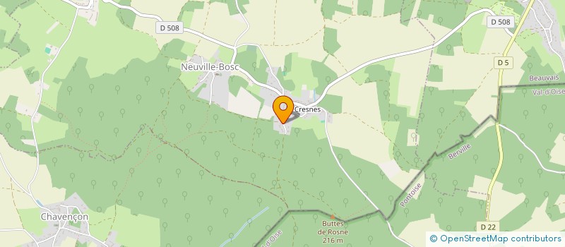 localisation de l'entreprise JK FERMETURE  NEUVILLE-BOSC