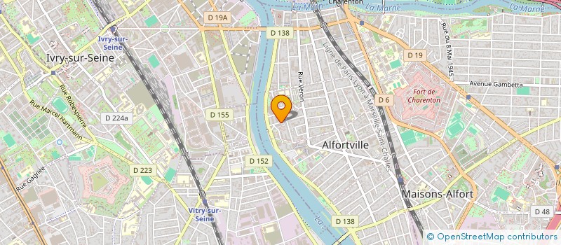 localisation de l'entreprise JK FORMATIONS à ALFORTVILLE