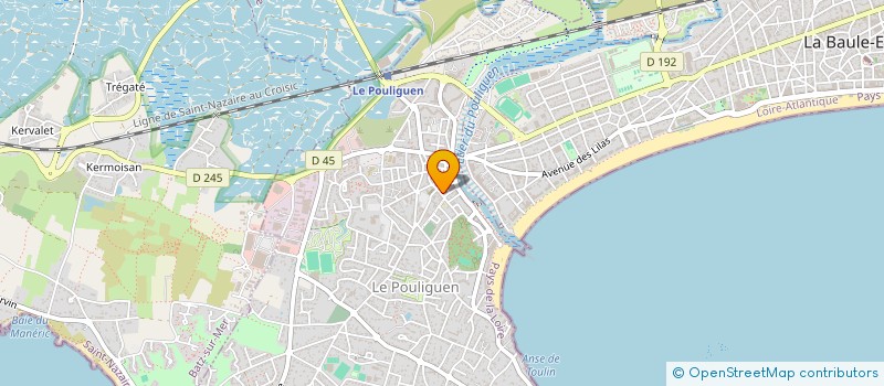 localisation de l'entreprise JK HOLDING  LE POULIGUEN