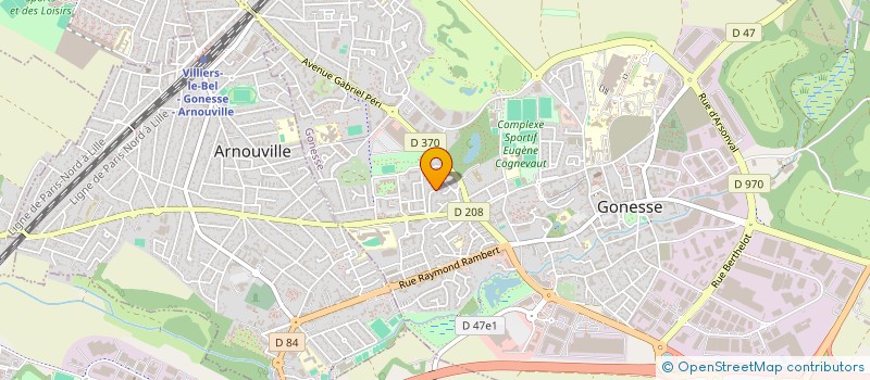 localisation de l'entreprise JK HOME  GONESSE