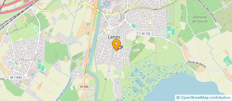 localisation de l'entreprise JK IMMO à LATTES