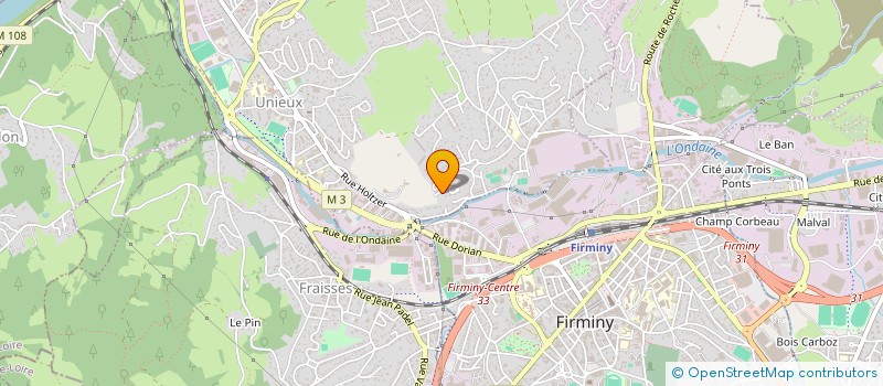 localisation de l'entreprise JK IMMO  UNIEUX