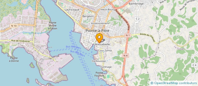 localisation de l'entreprise JK INTERNATIONAL SERVICE à POINTE A PITRE