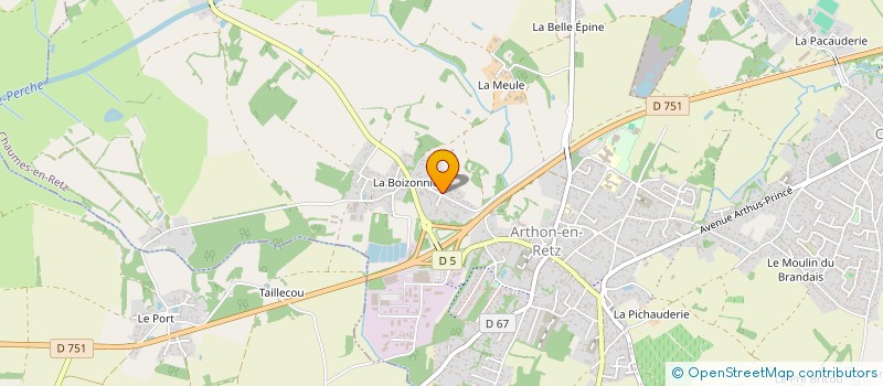 localisation de l'entreprise JK INVEST  CHAUMES-EN-RETZ